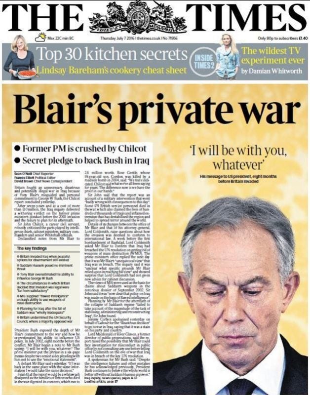 Chilcot - The Times