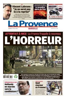 France lorry terror attack - La Provence