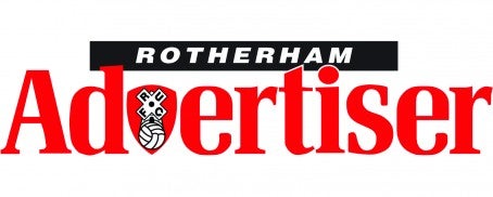 The new Rotherham Advertiser masthead incorporating the Rotherham United logo