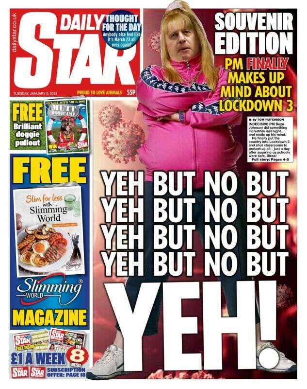 Daily Star front pages