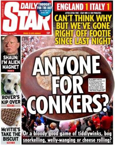 Euro front pages: Daily Star
