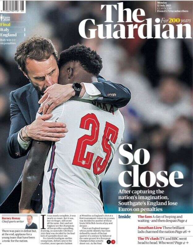 Euro front pages: The Guardian